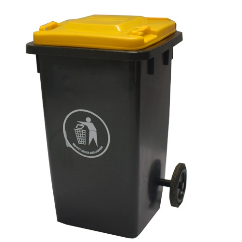 Plastic Dustbin with Wheels
